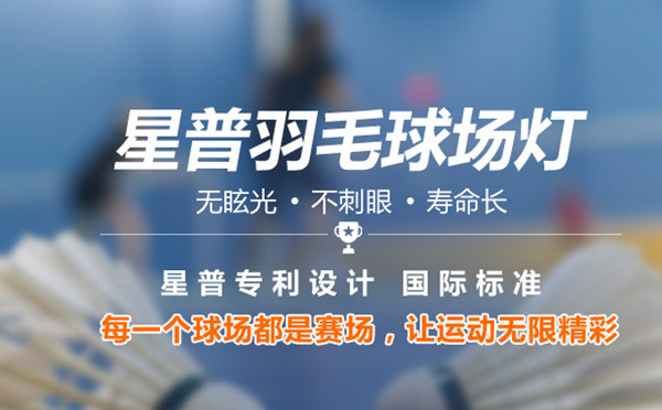 星普羽毛球场专用灯